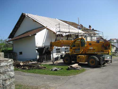 Rénovation de charpente à grandfontaine
